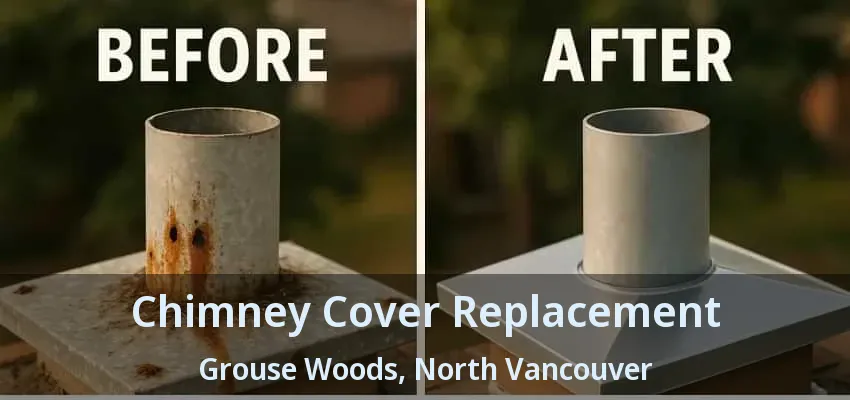 Chimney Cover Replacement Grouse Woods, North Vancouver - BC